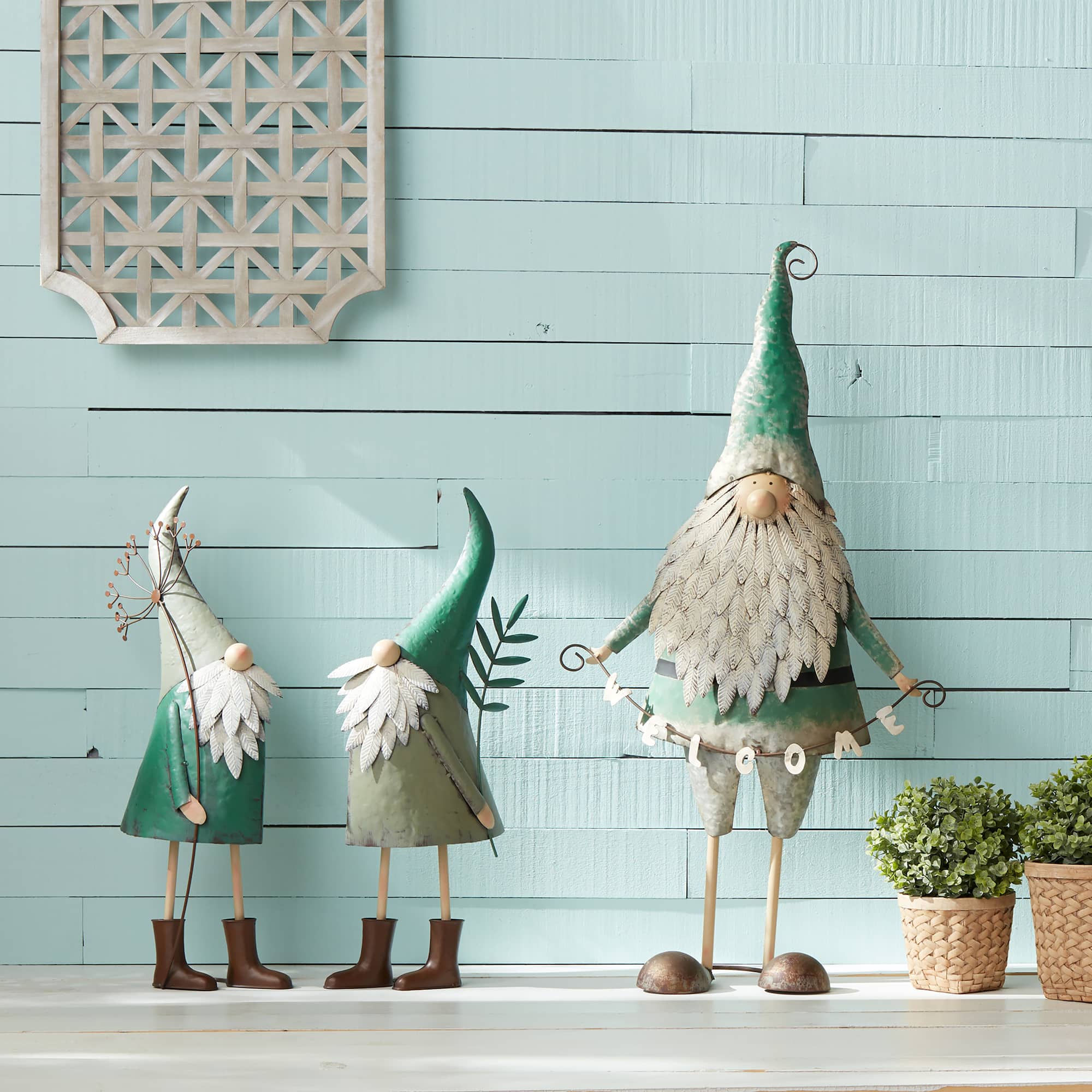 Gnome Garden Statue Set